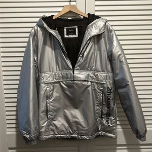 Bershka Reflective Hoodie Size S